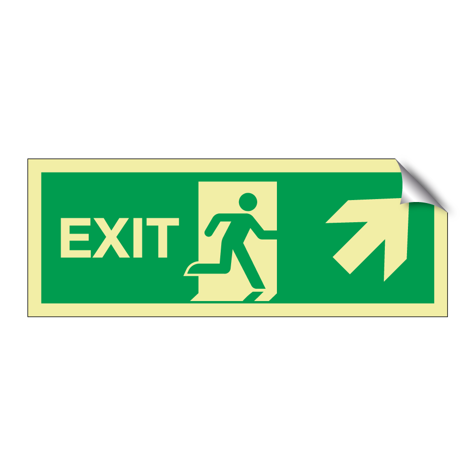 Exit up right