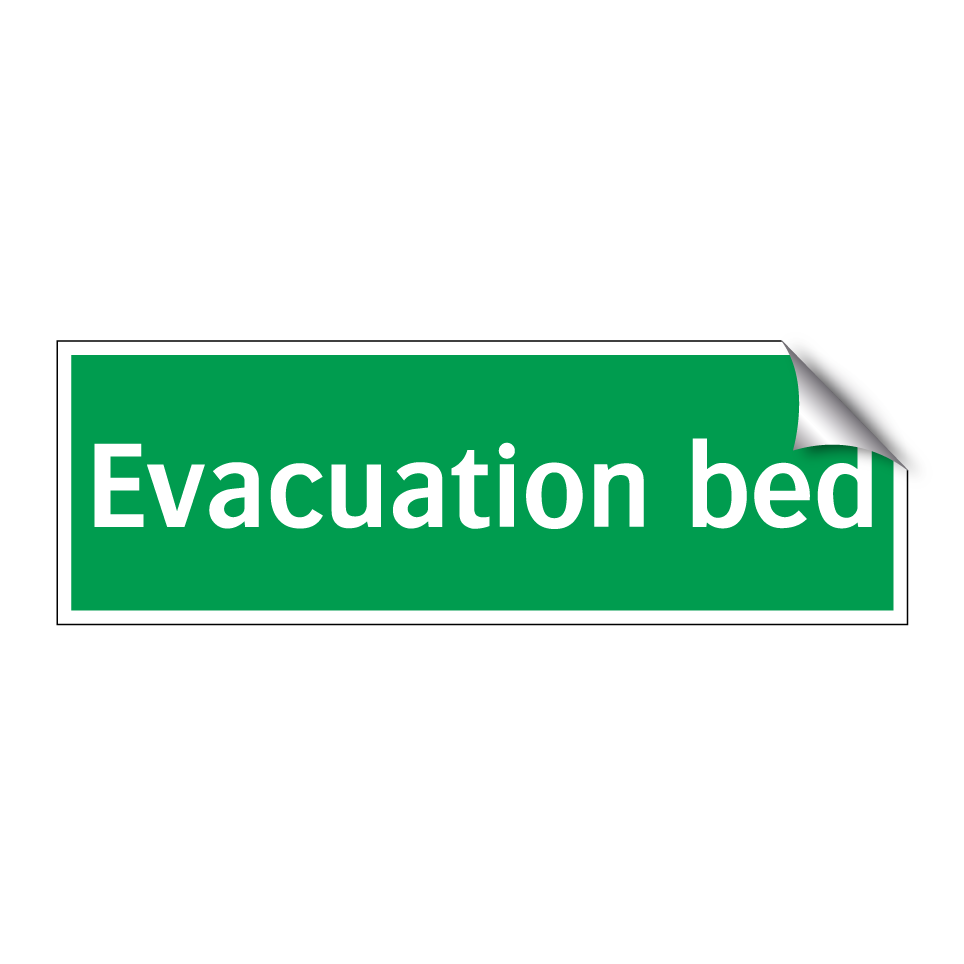 Evacuation bed