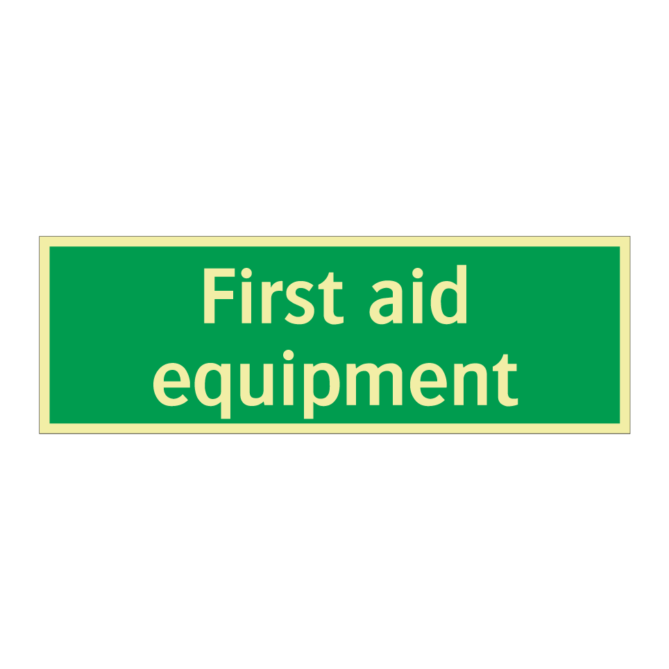 First aid equipment