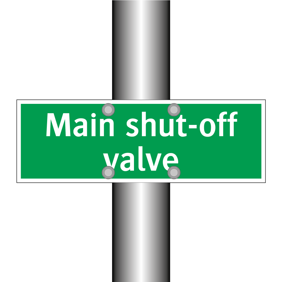 Main shut-off valve