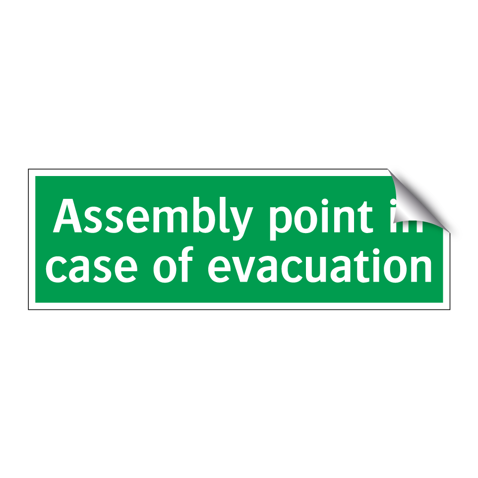 Assembly point in case of evacuation