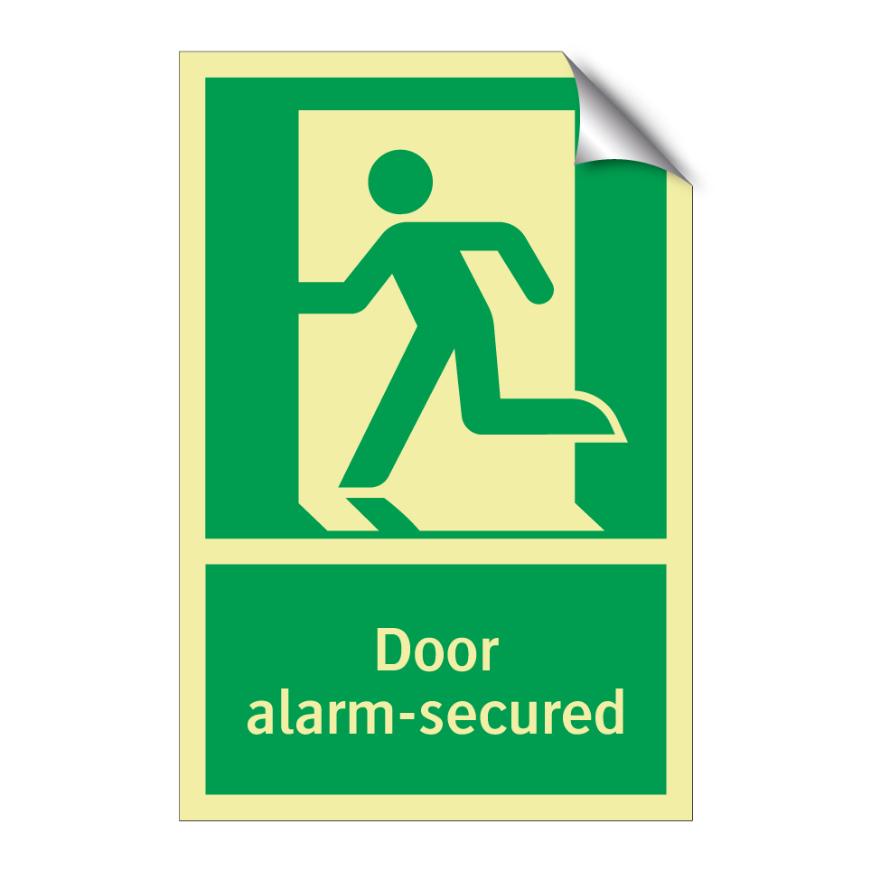 Door alarm-secured