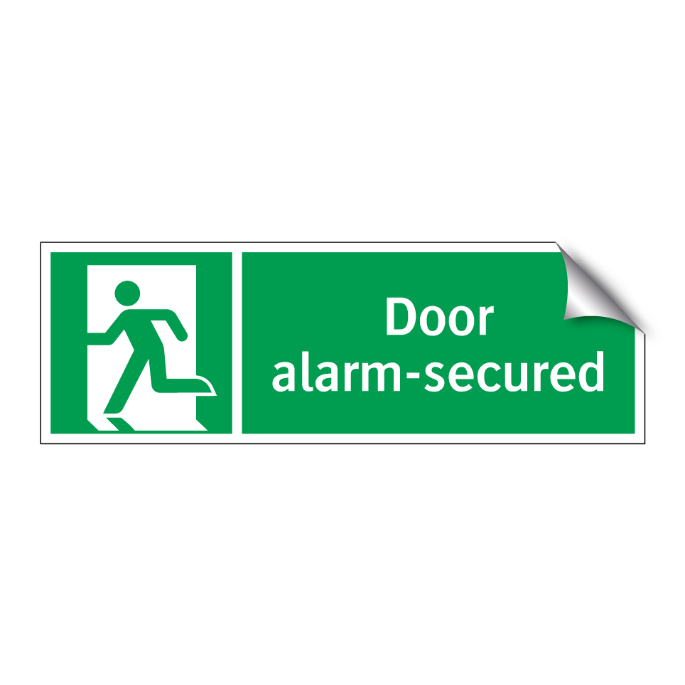 Door alarm-secured