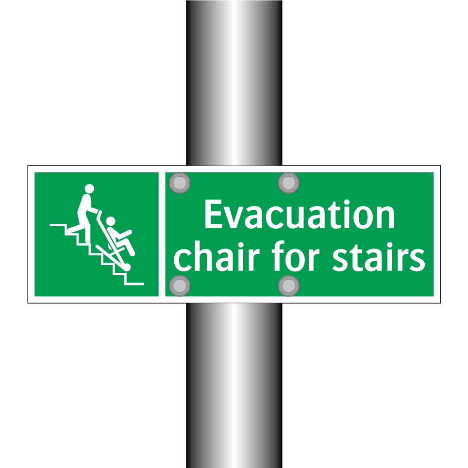 Evacuation chair for stairs