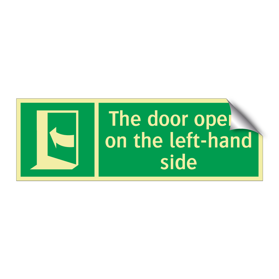 The door opens on the left-hand side