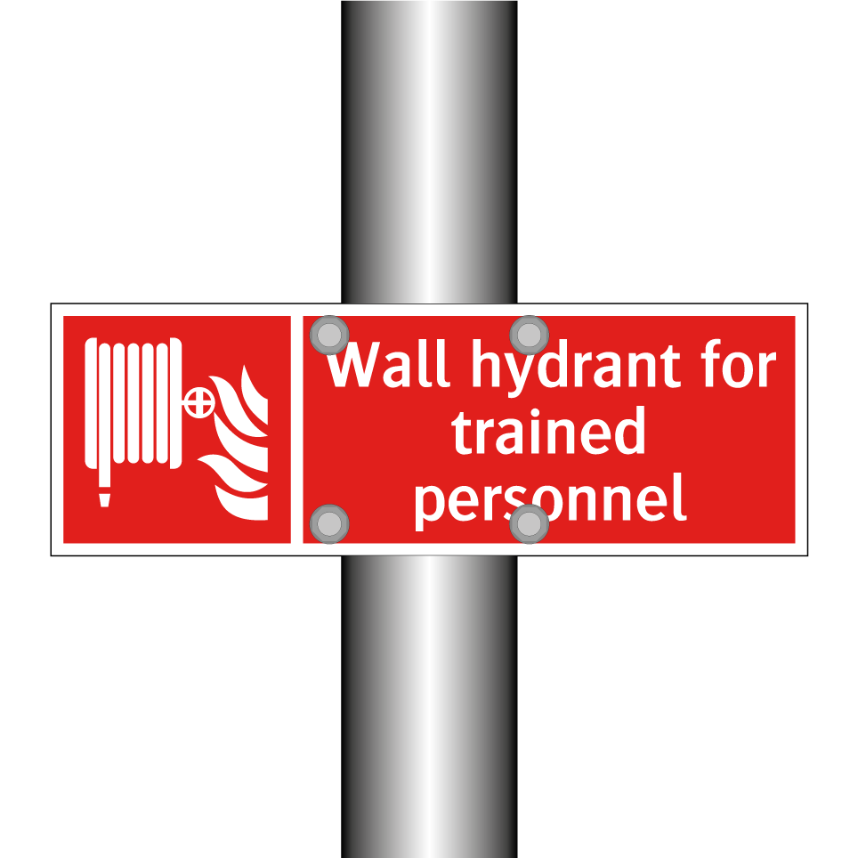 Wall hydrant for trained personnel