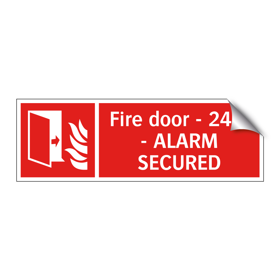 Fire door - 24 h - ALARM SECURED