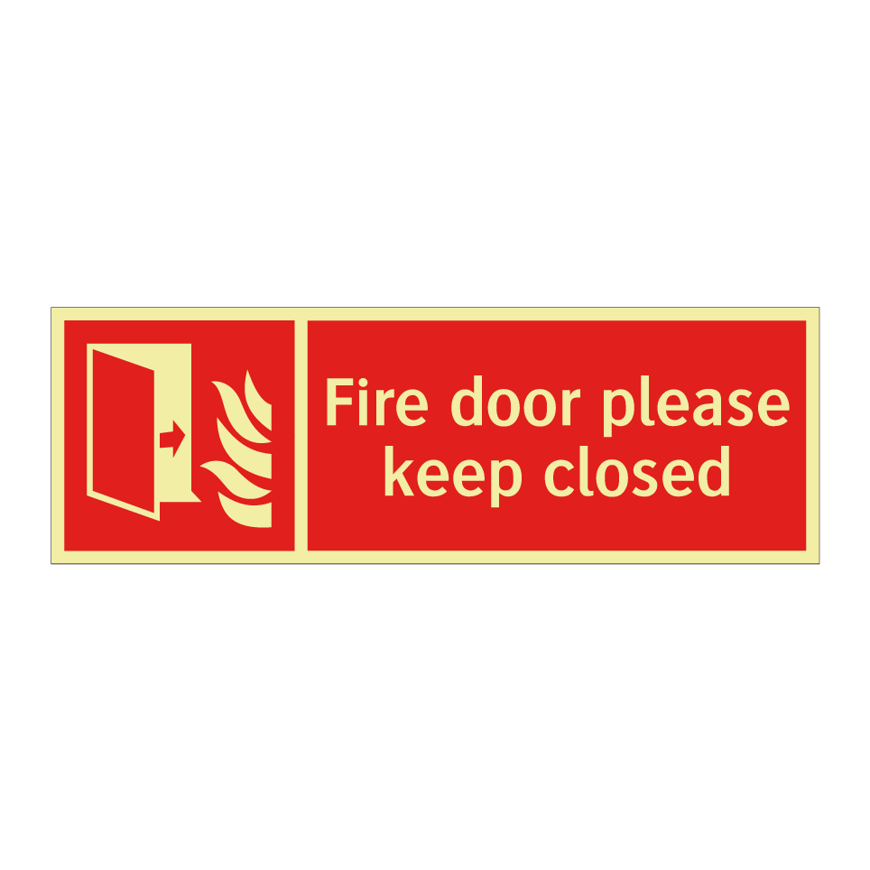 Fire door please keep closed