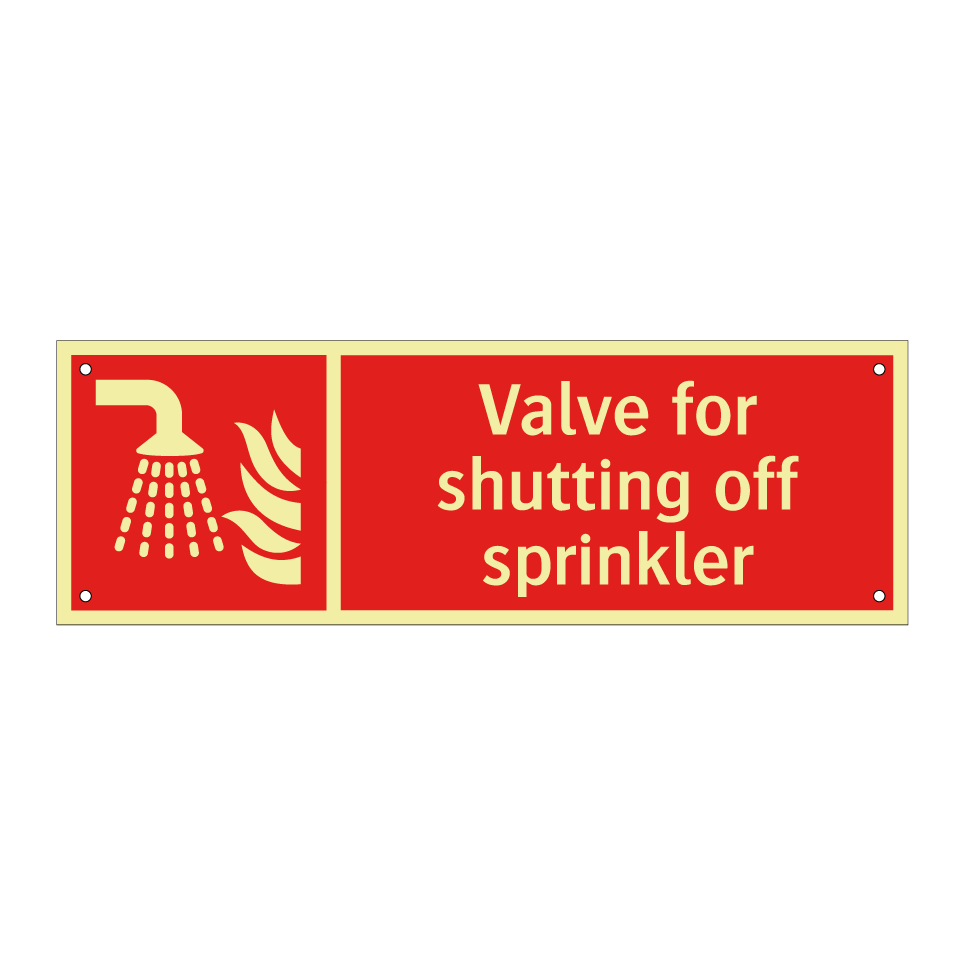 Valve for shutting off sprinkler