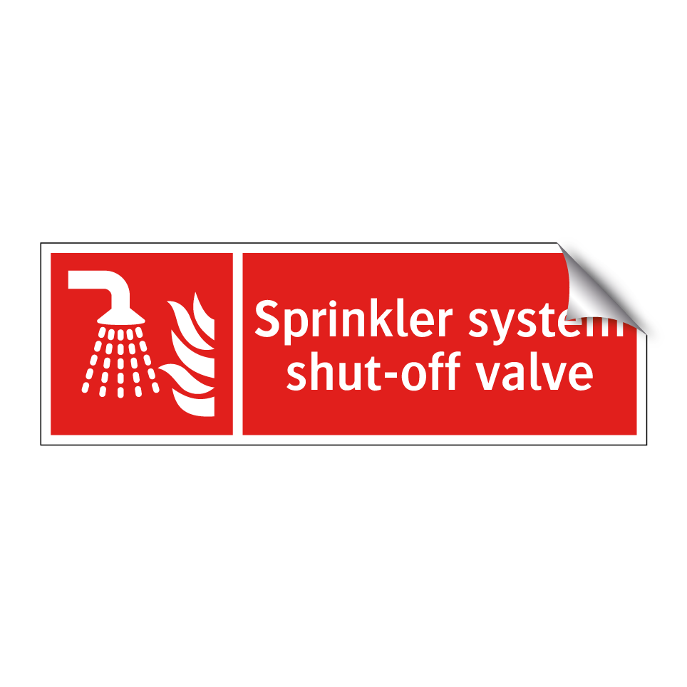 Sprinkler system shut-off valve