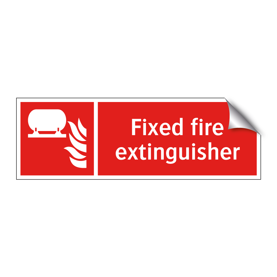 Fixed fire extinguisher