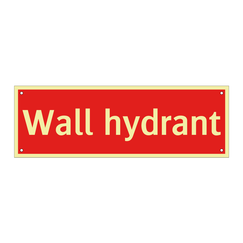 Wall hydrant
