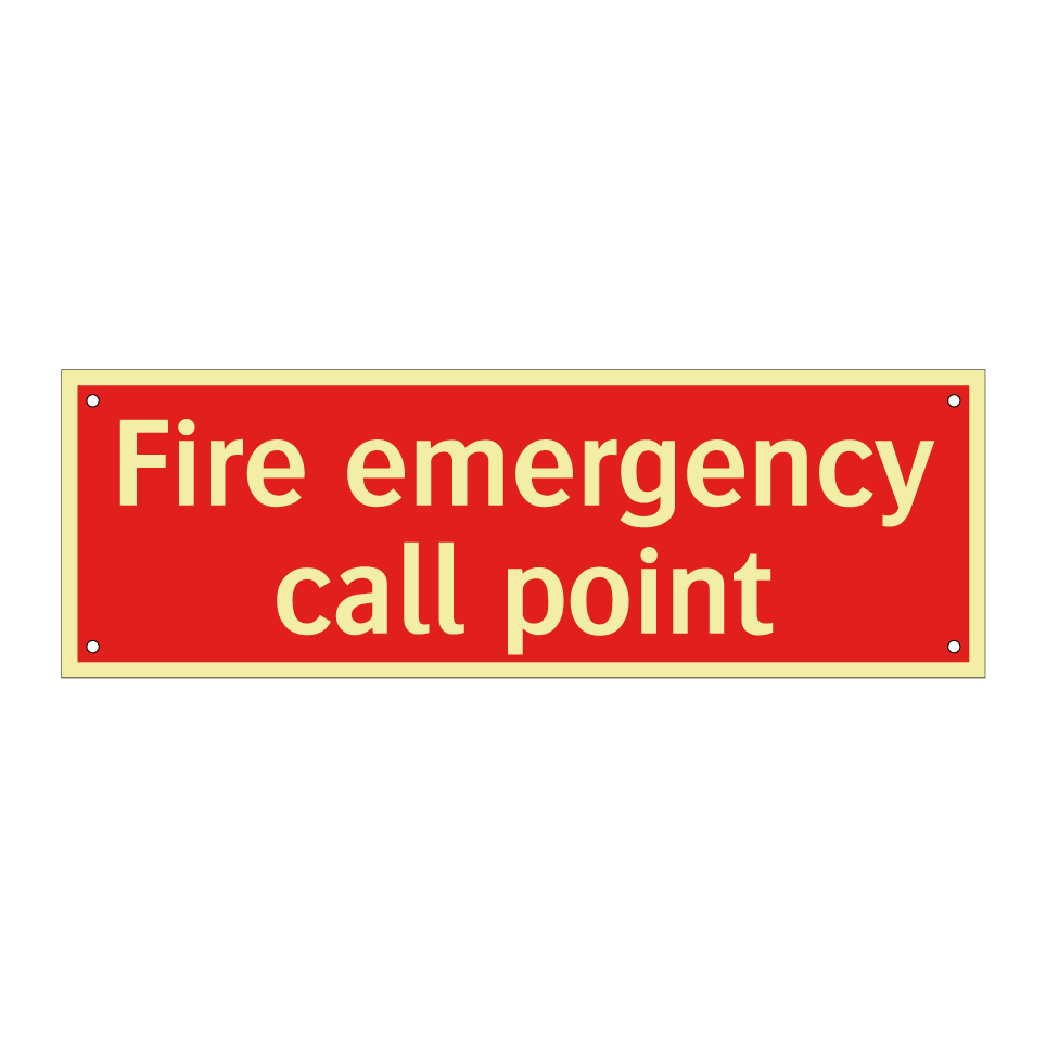 Fire emergency call point