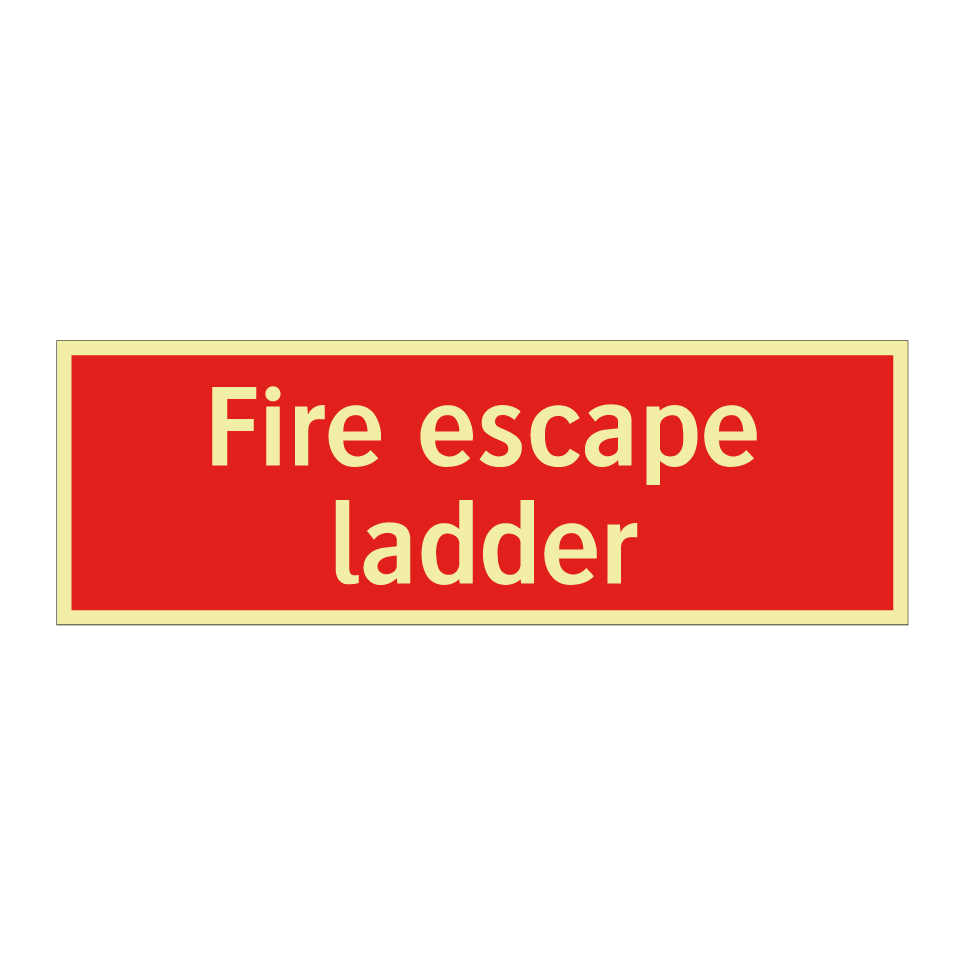 Fire escape ladder
