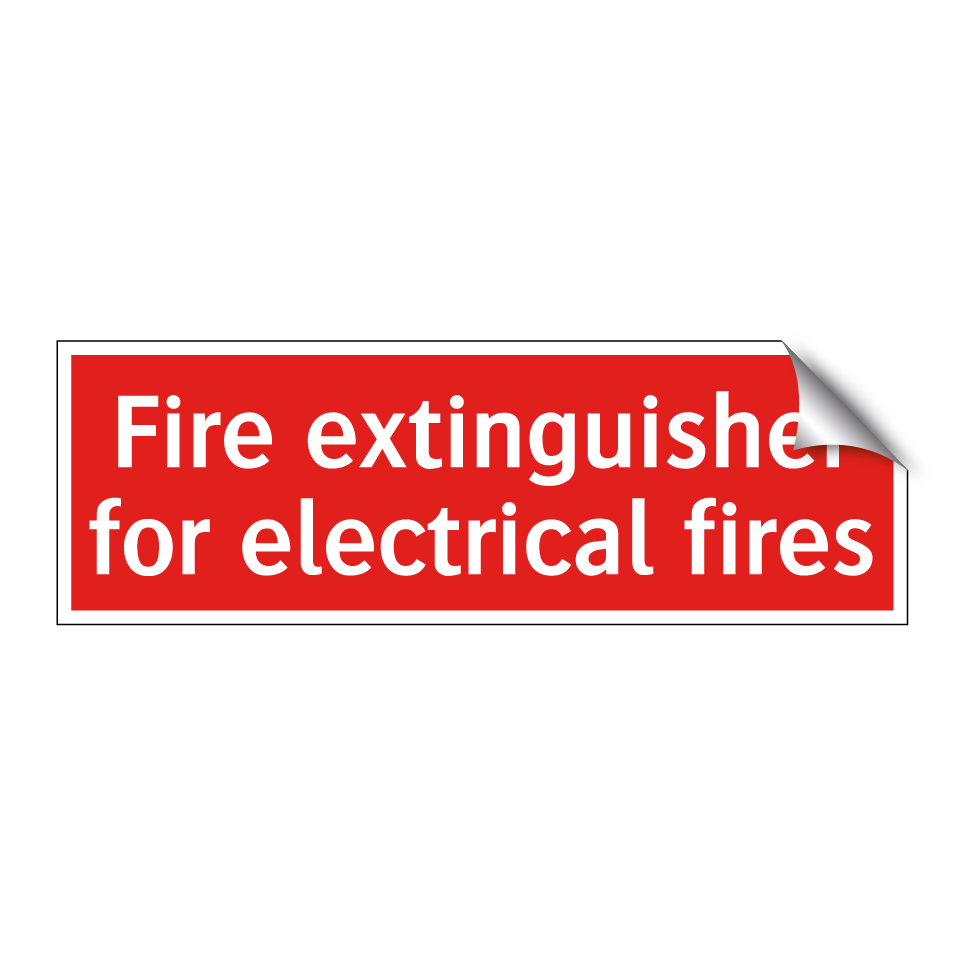Fire extinguisher for electrical fires