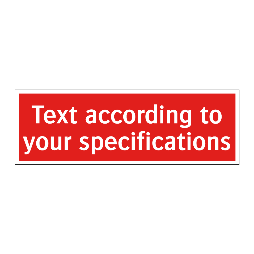 Text according to your specifications