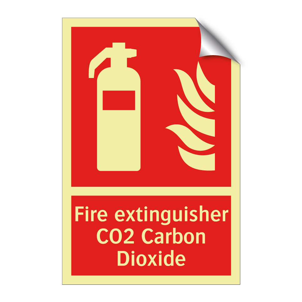 Fire extinguisher CO2 Carbon Dioxide