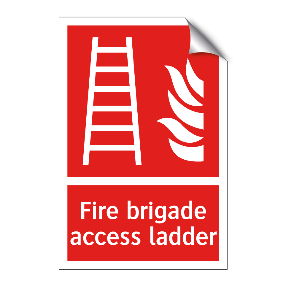 Fire brigade access ladder