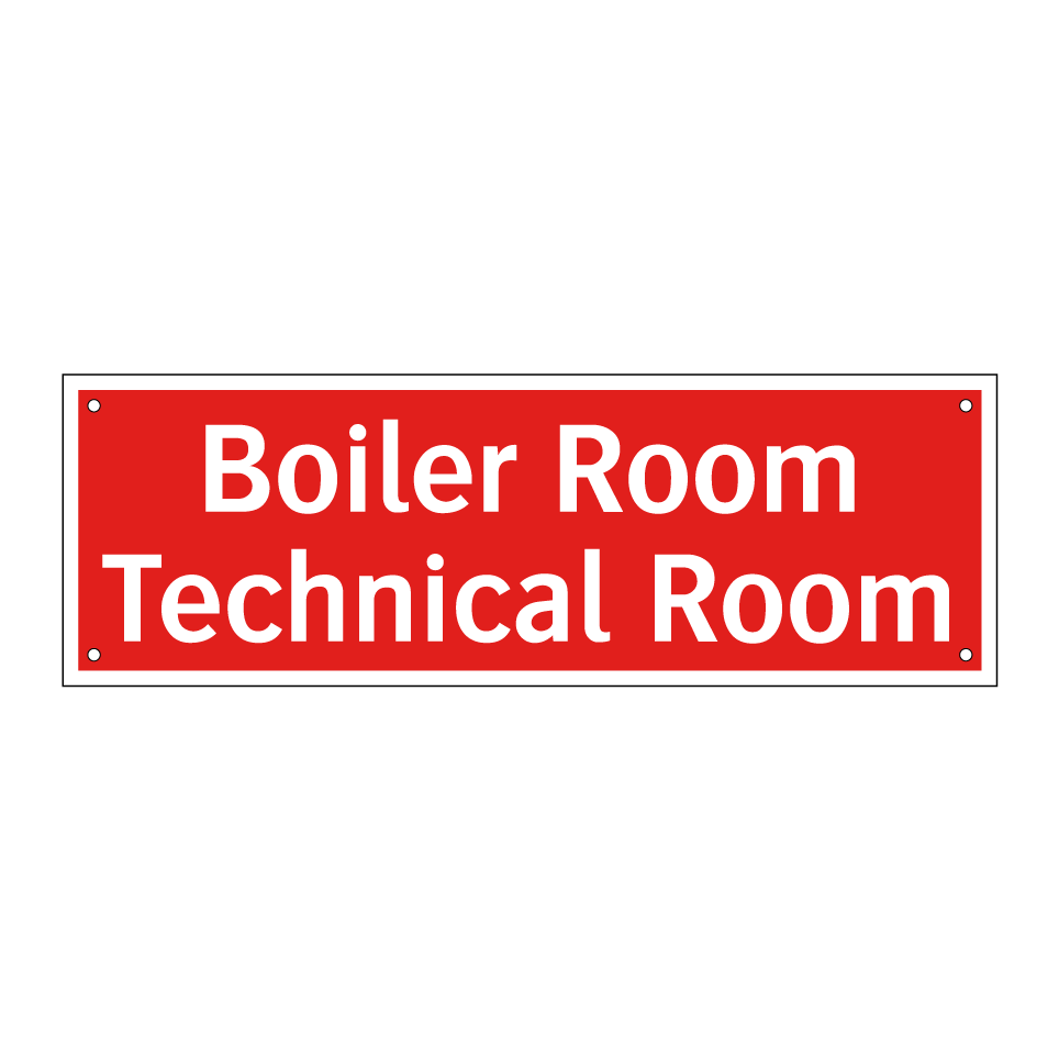 Boiler Room Technical Room