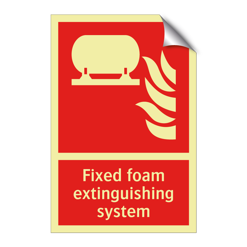 Fixed foam extinguishing system