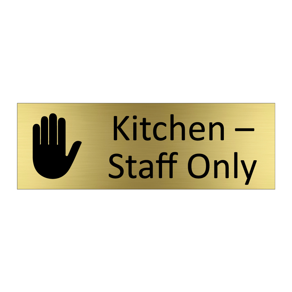 Kitchen – Staff Only