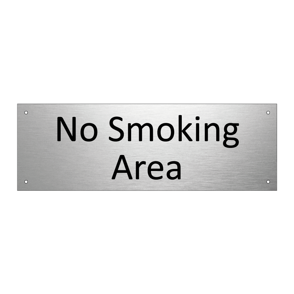 No Smoking Area