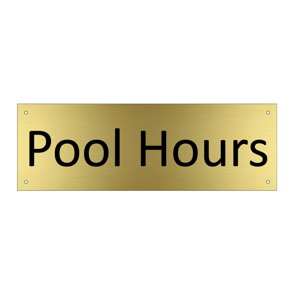 Pool Hours