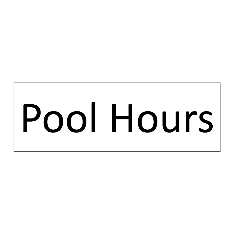 Pool Hours