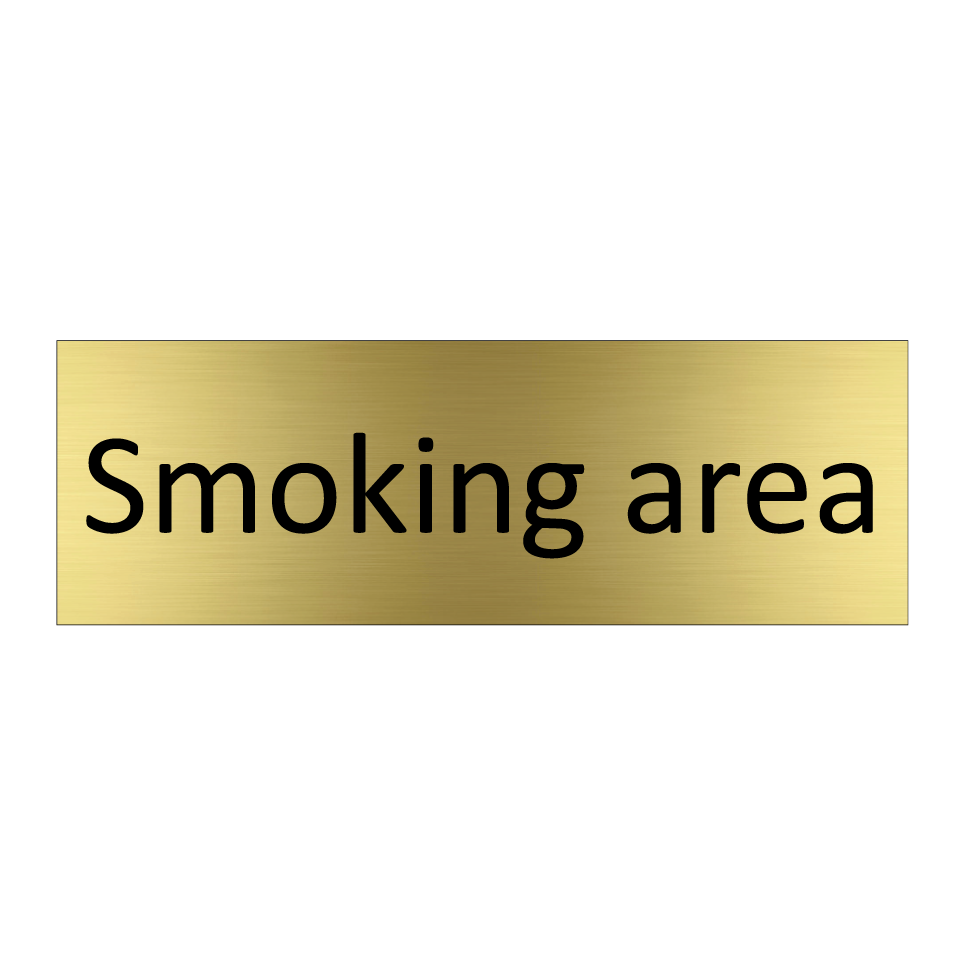 Smoking area