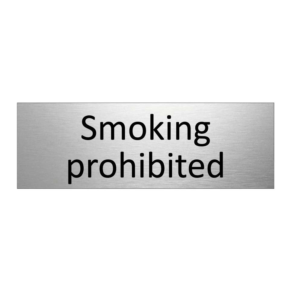 Smoking prohibited