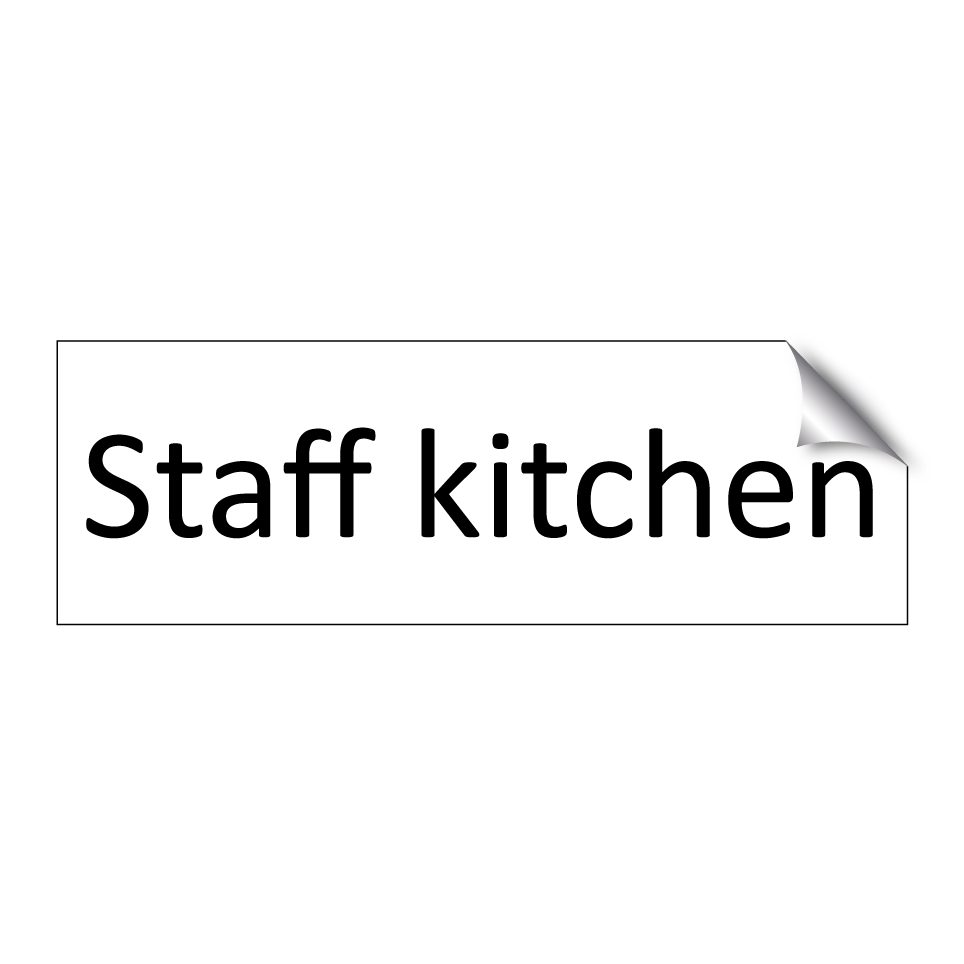 Staff kitchen