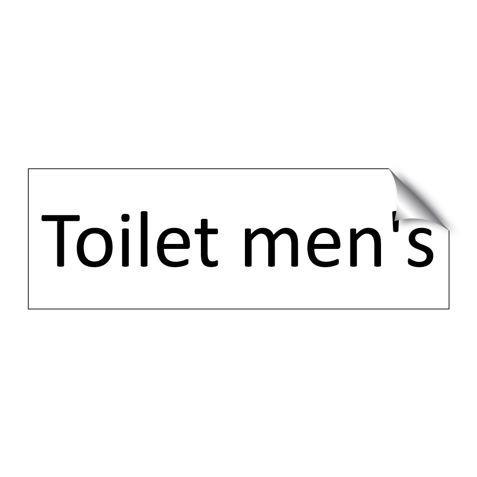 Toilet men's