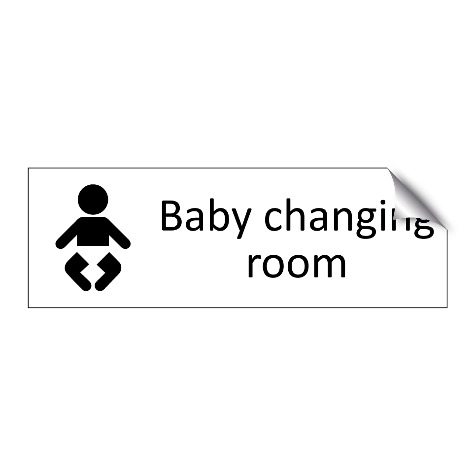 Baby changing room