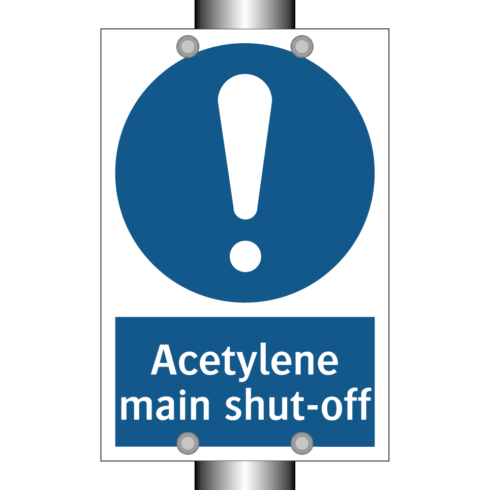 Acetylene main shut-off