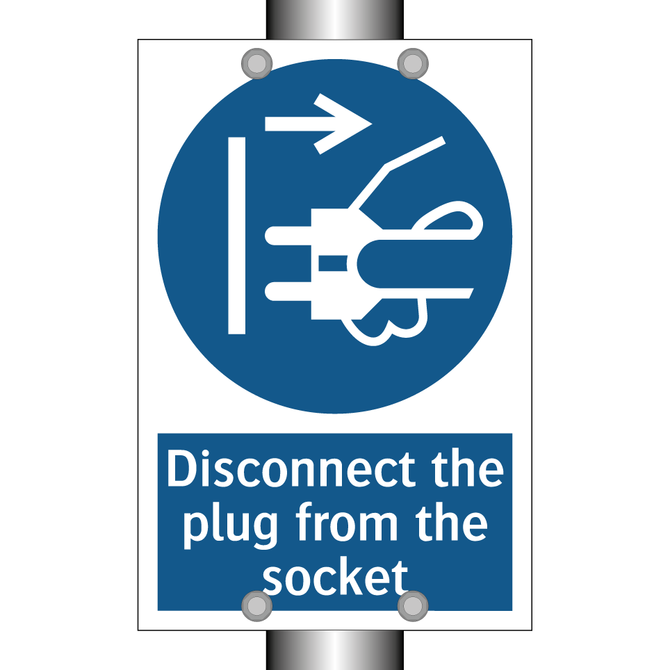 Disconnect the plug from the socket