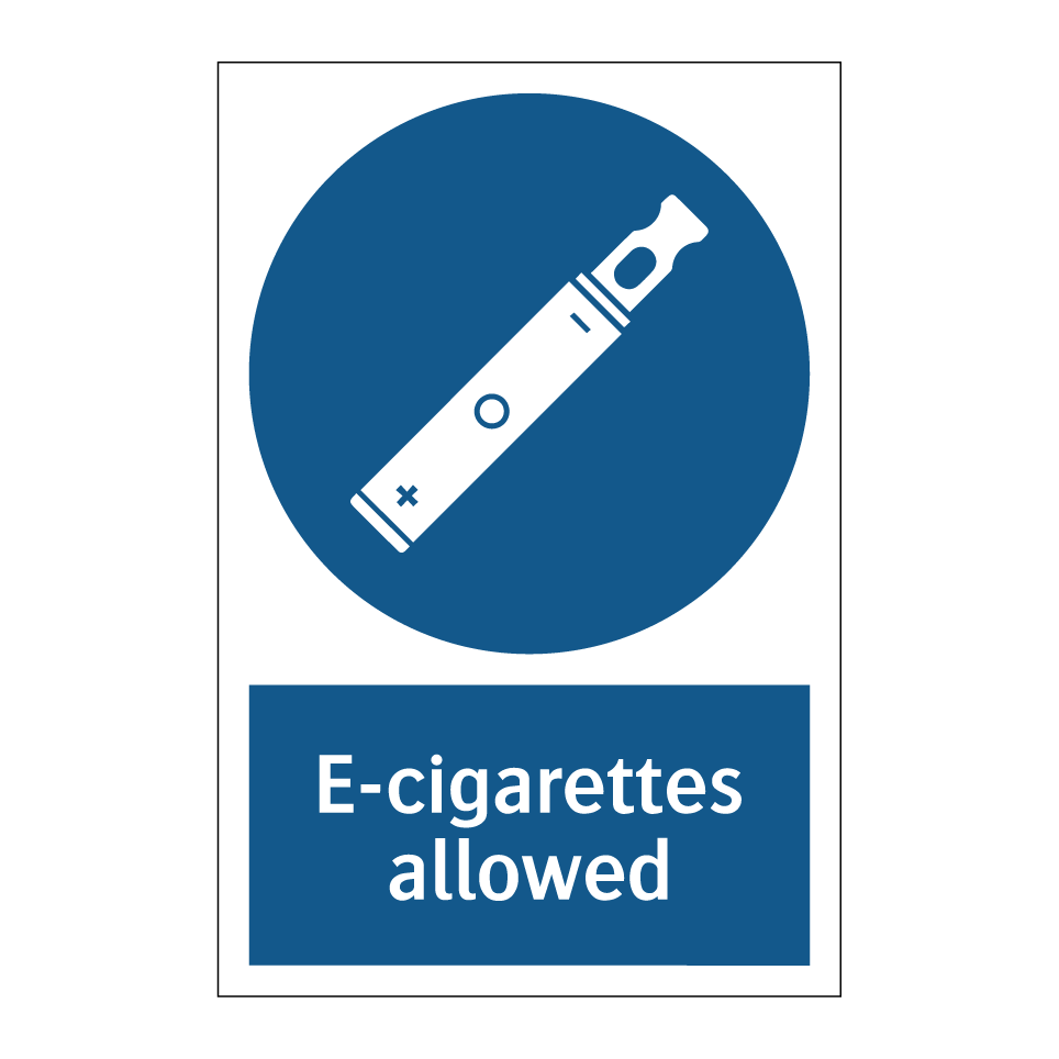 E-cigarettes allowed