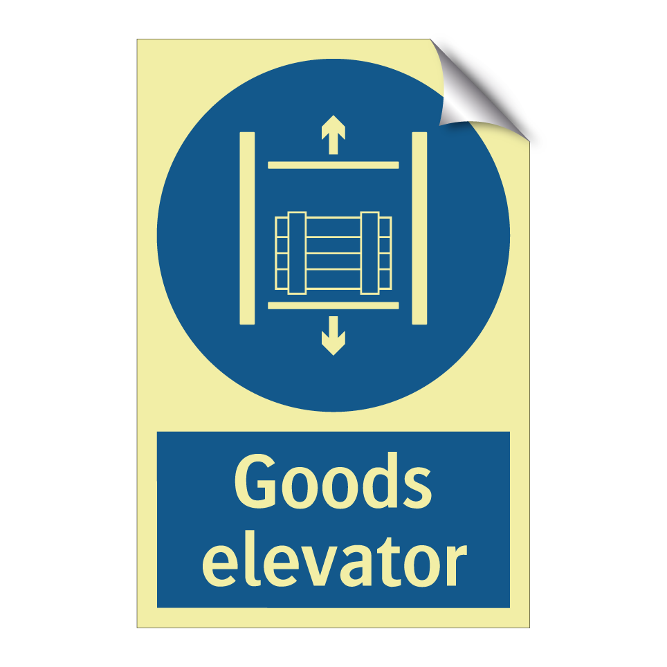 Goods elevator