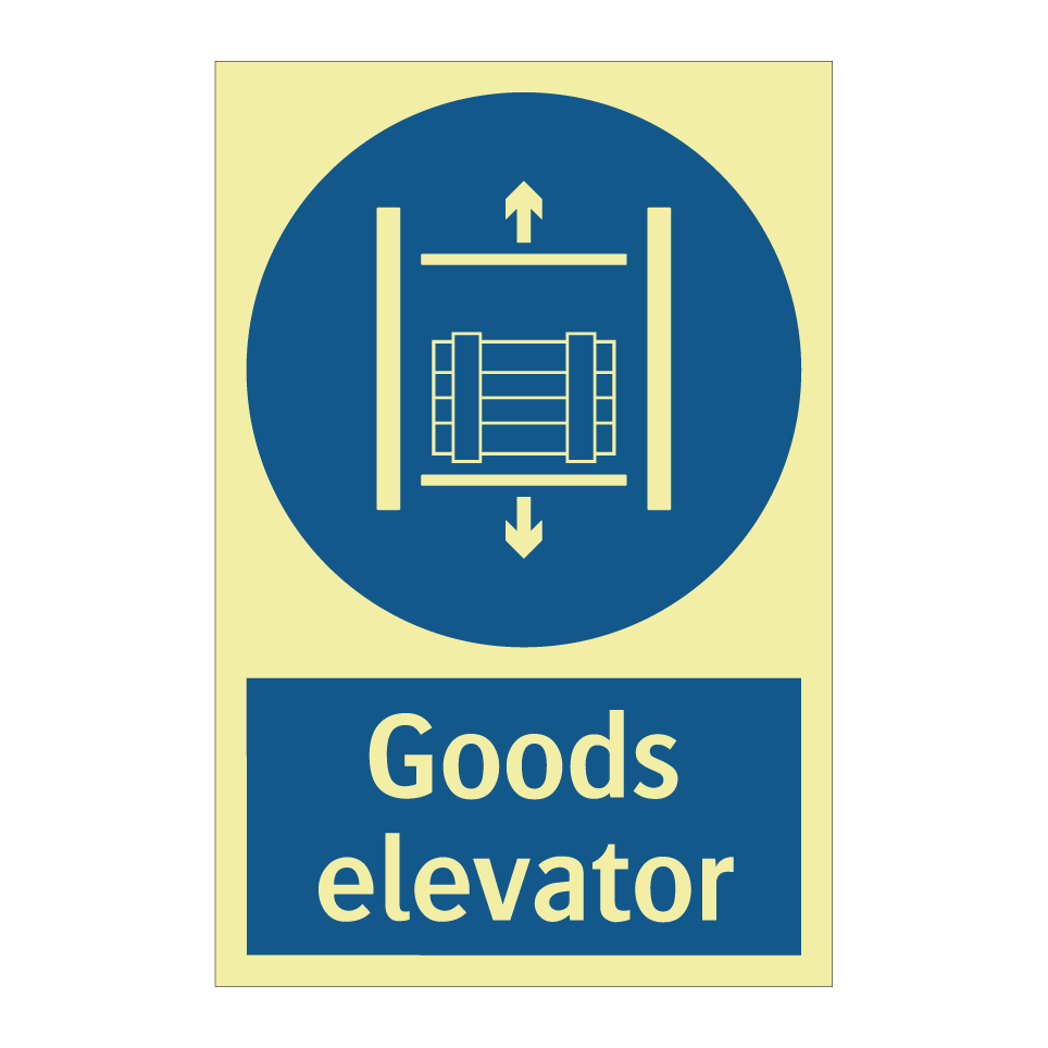 Goods elevator