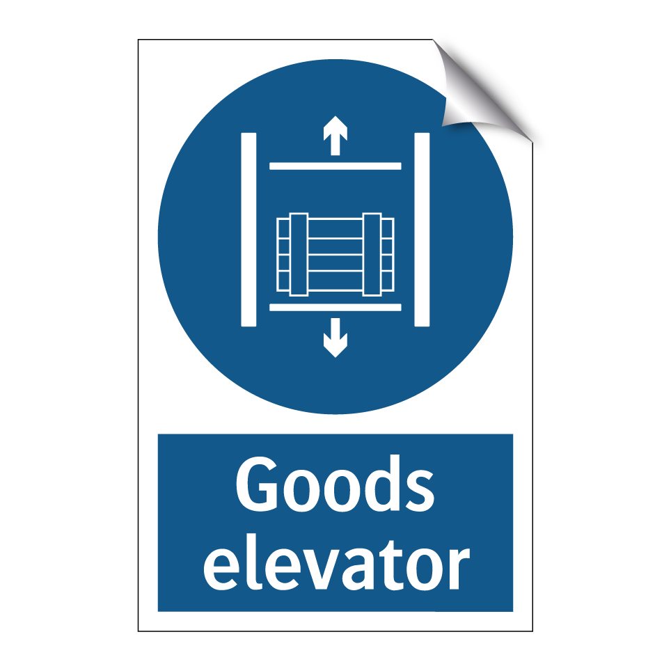 Goods elevator
