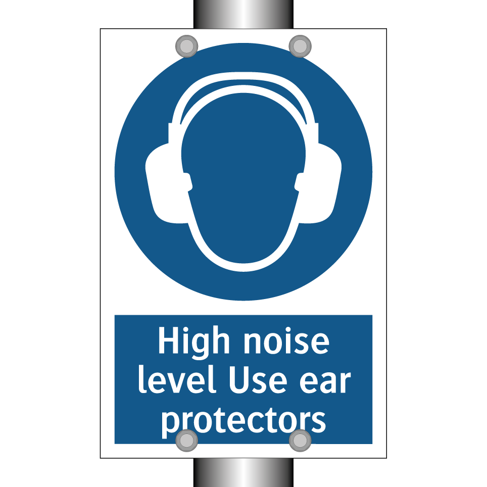 High noise level Use ear protectors