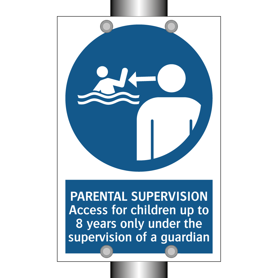 PARENTAL SUPERVISION Access for children up to 8 years only under the supervision of a guardian