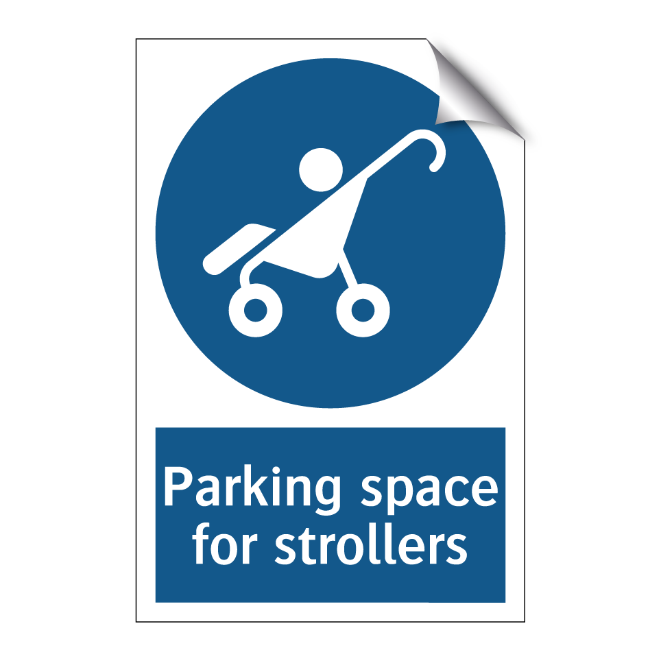 Parking space for strollers