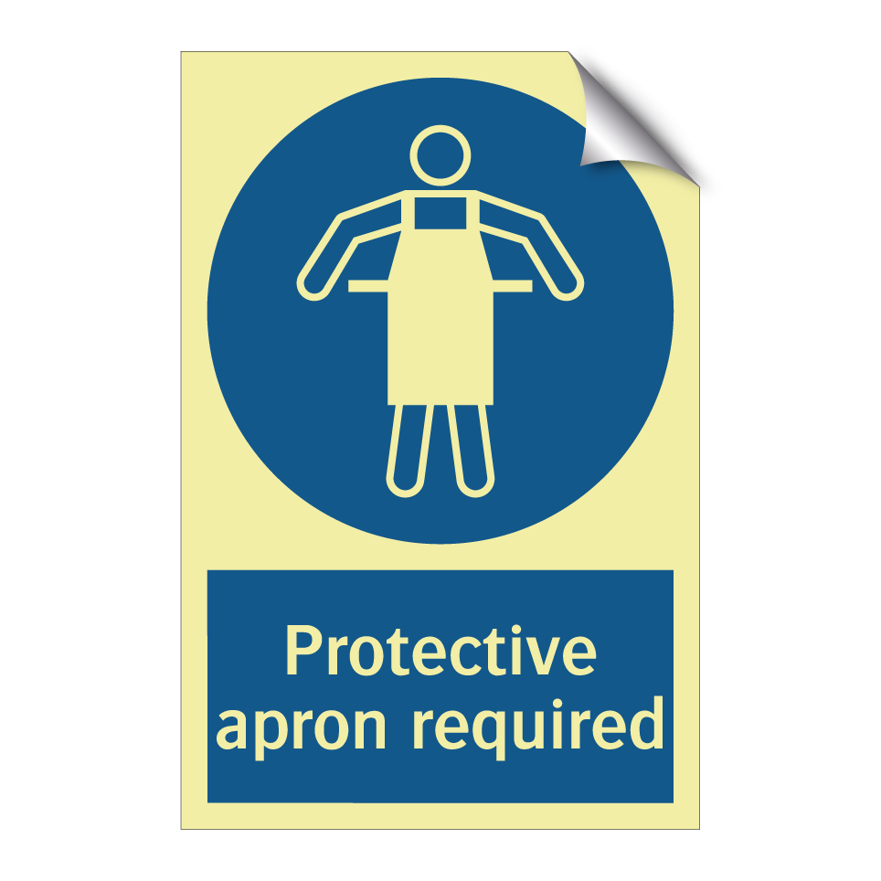 Protective apron required