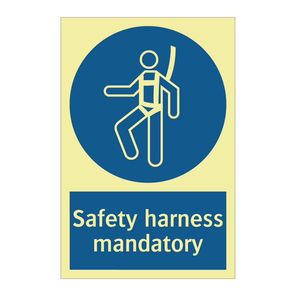 Safety harness mandatory