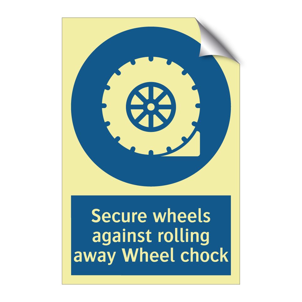 Secure wheels against rolling away Wheel chock