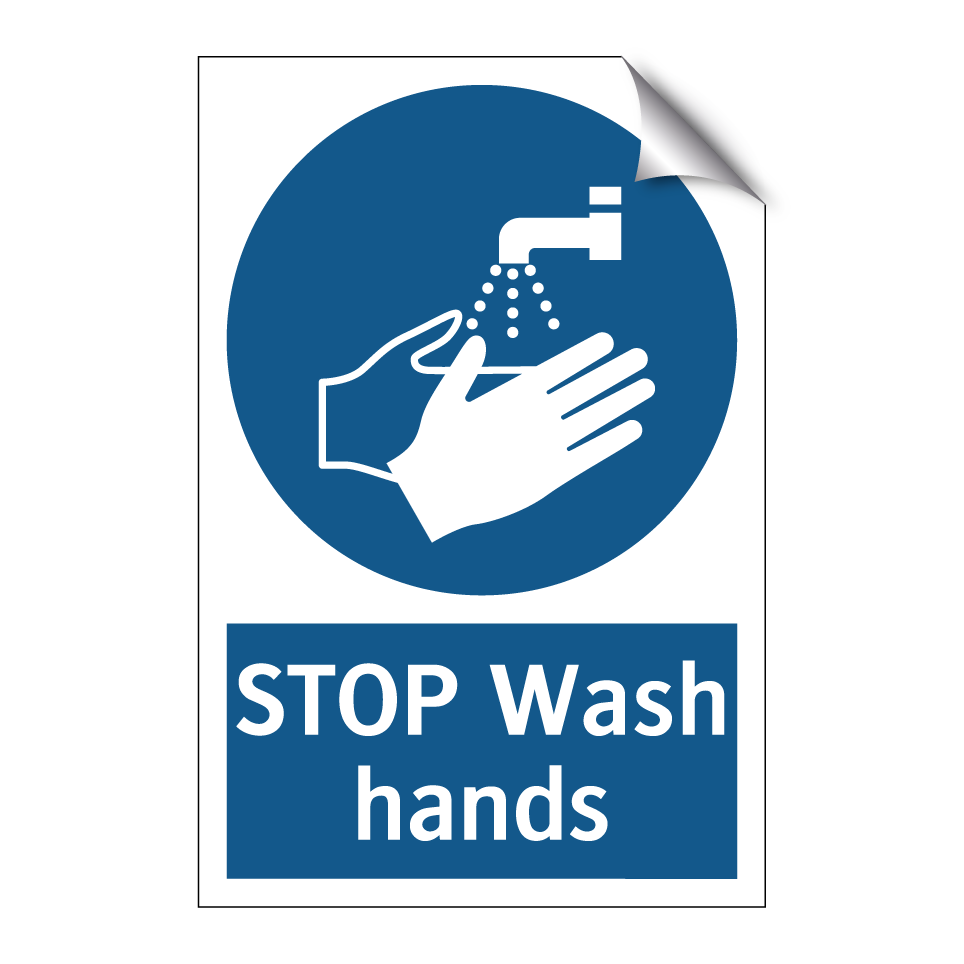STOP Wash hands