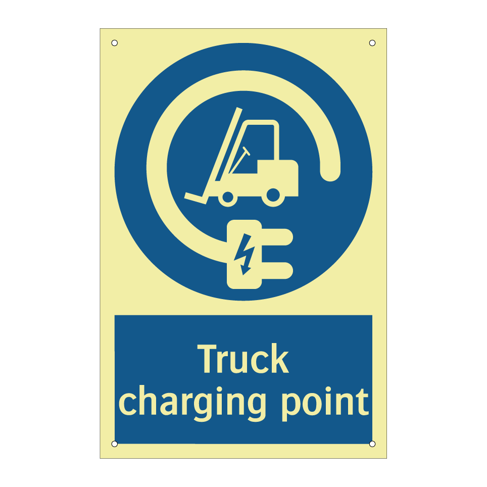 Truck charging point
