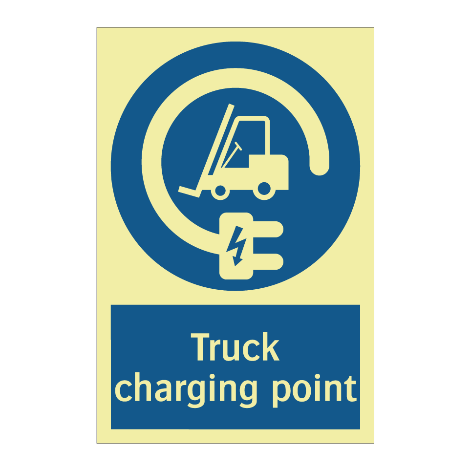 Truck charging point