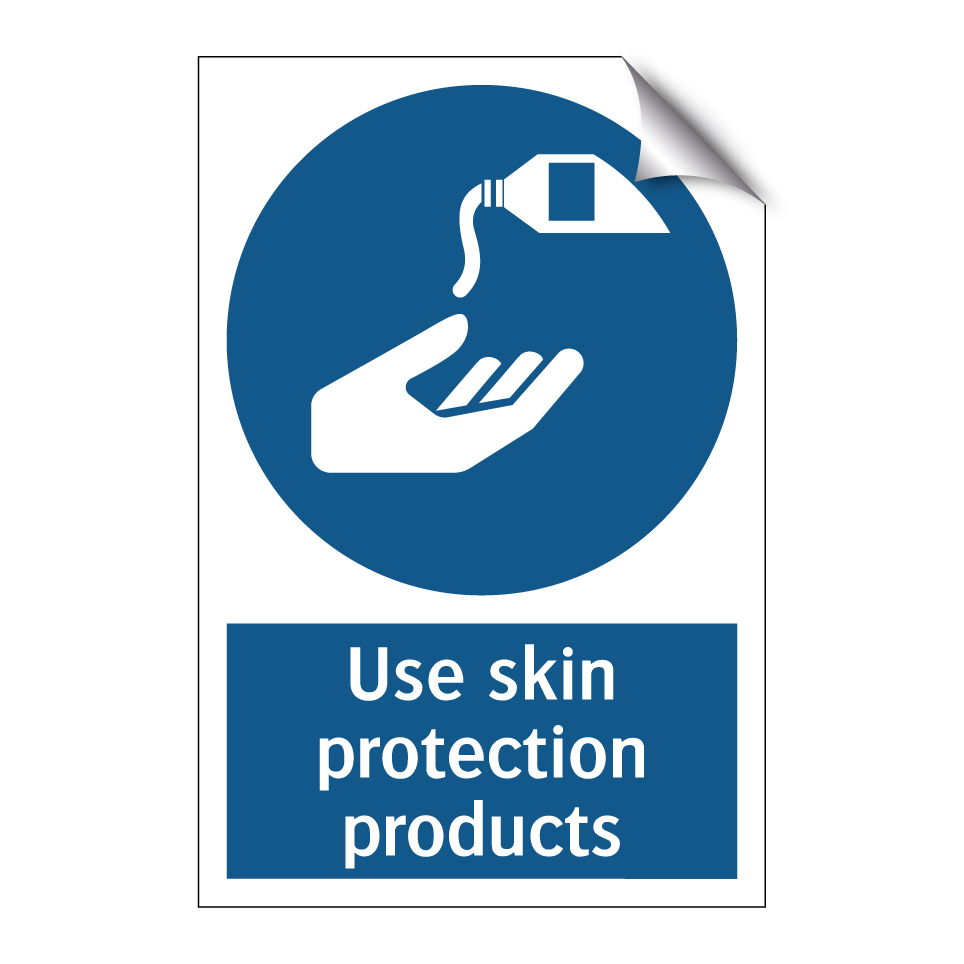 Use skin protection products