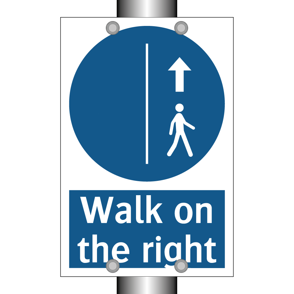 Walk on the right